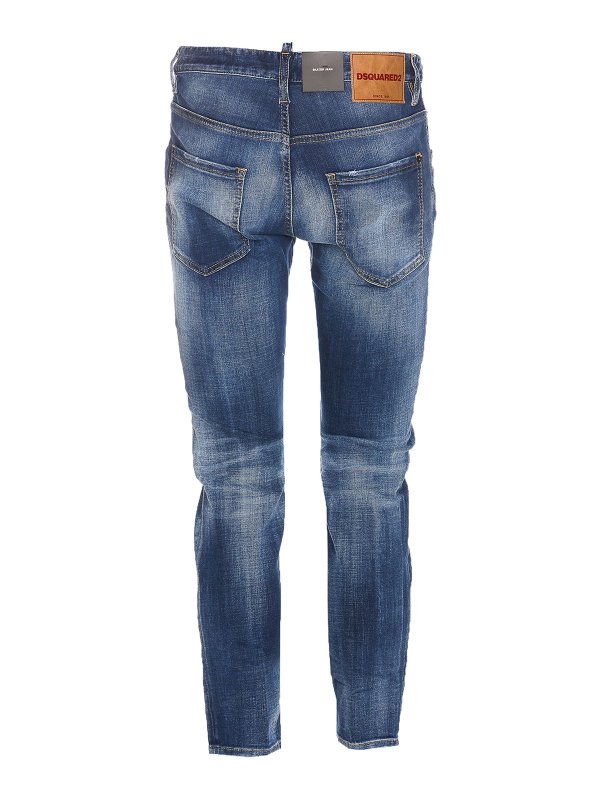 DSQUARED2: スキニージーンズ online - スキニージーンズ - ブルー