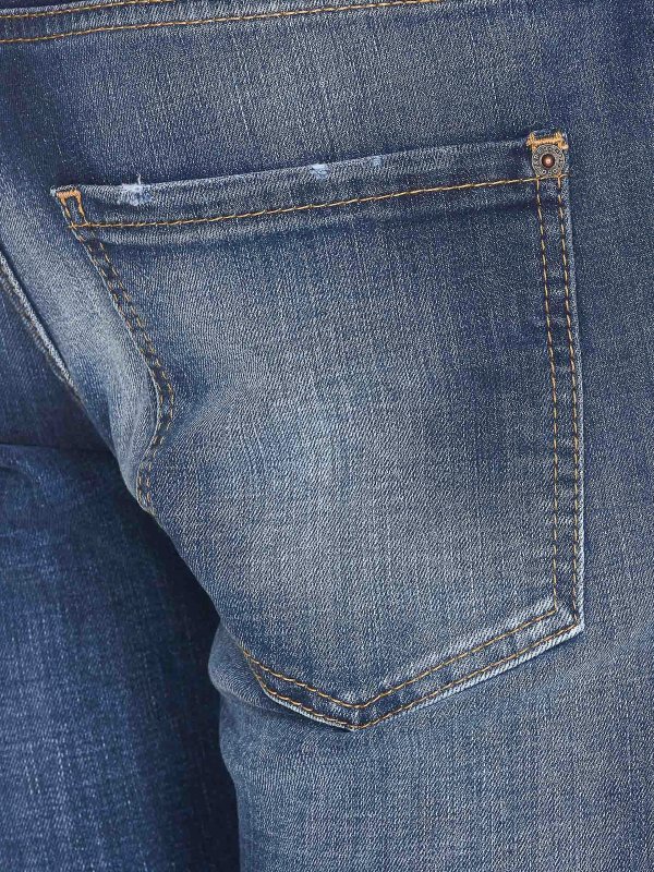 The Best Shops DSQUARED2: スキニージーンズ - スキニージーンズ - ブルー