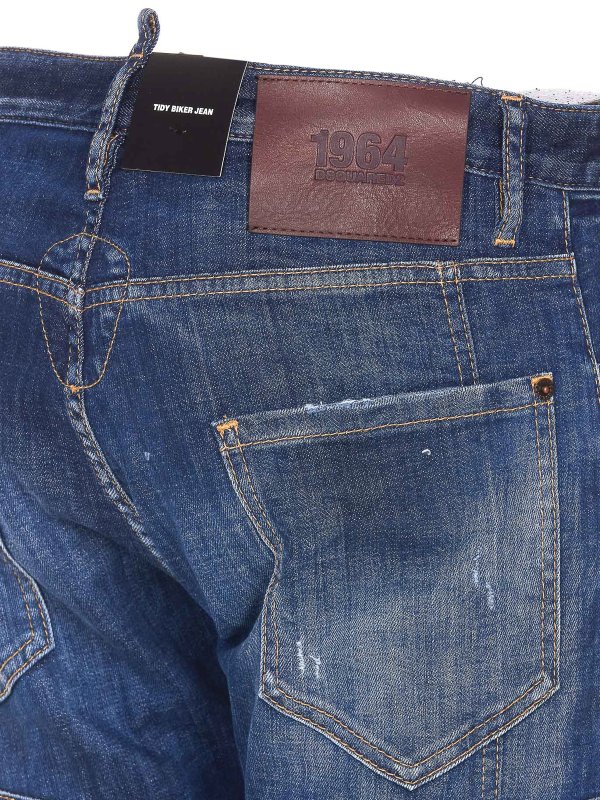 The Best Shops DSQUARED2: スキニージーンズ - スキニージーンズ - ブルー