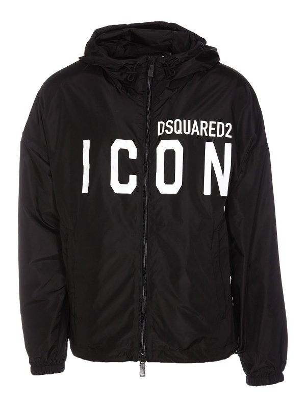 DSQUARED2: casual jackets - Be icon cargo windbreaker