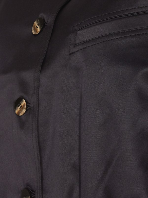 The Best Shops GANNI: bombers - Double satin short jacket