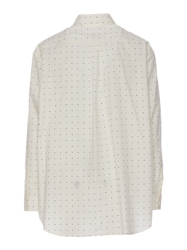 MM6 MAISON MARGIELA: shirts online - white shirt with frontal buttons