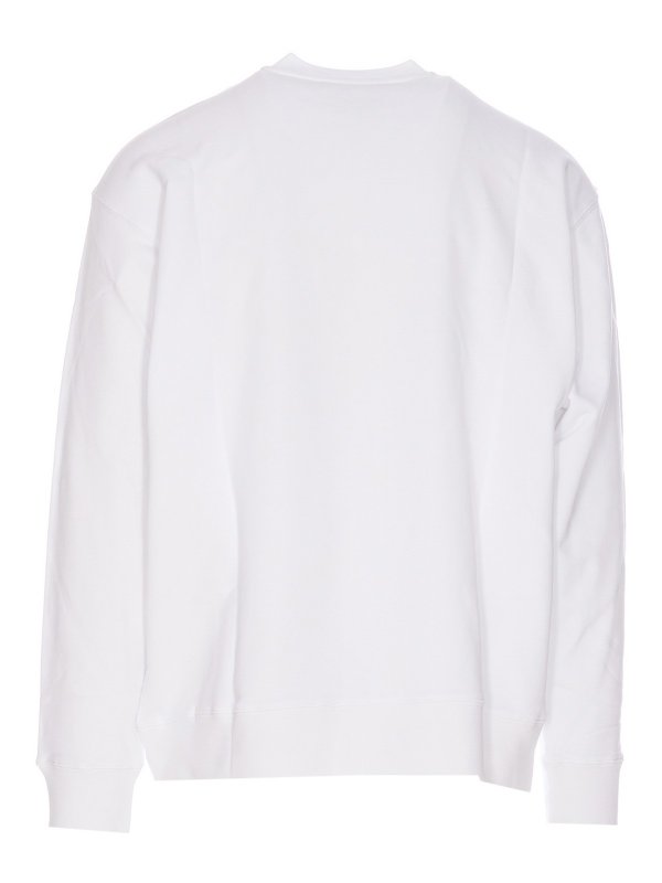 MOSCHINO: スウェット＆セーター online - カジュアルパンツ - 白