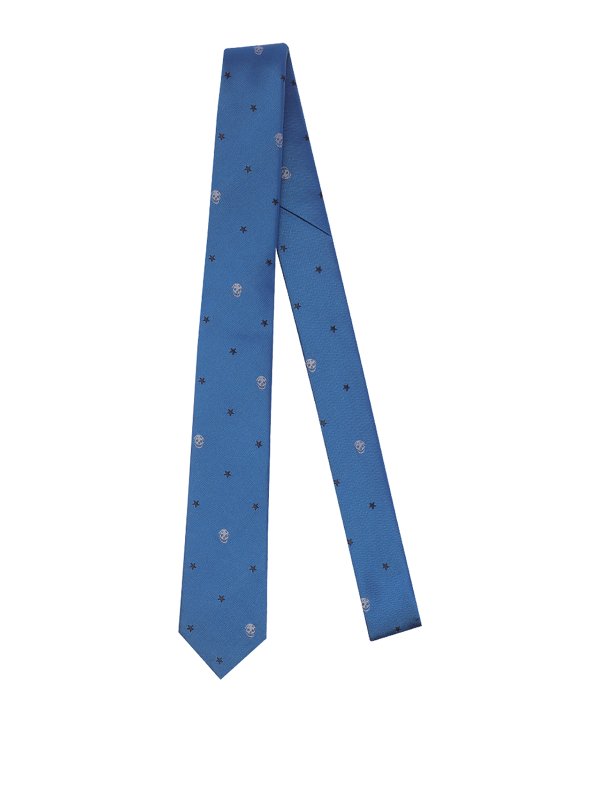 ALEXANDER MCQUEEN: Cravates & noeuds papillon - Cravate - Bleu