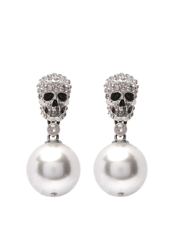 ALEXANDER MCQUEEN: Pendientes - Pendientes - Plata