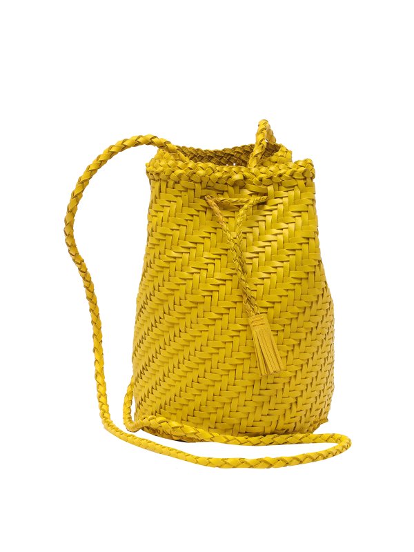 DRAGON DIFFUSION: Secchielli - Borsa secchiello doppio salto con pompon