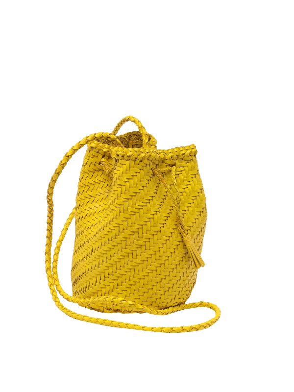 DRAGON DIFFUSION: Secchielli online - Borsa secchiello doppio salto con pompon