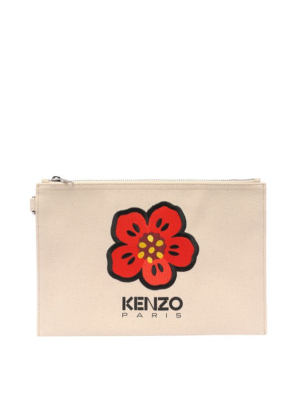KENZO: clutches - Boke flower large clutch