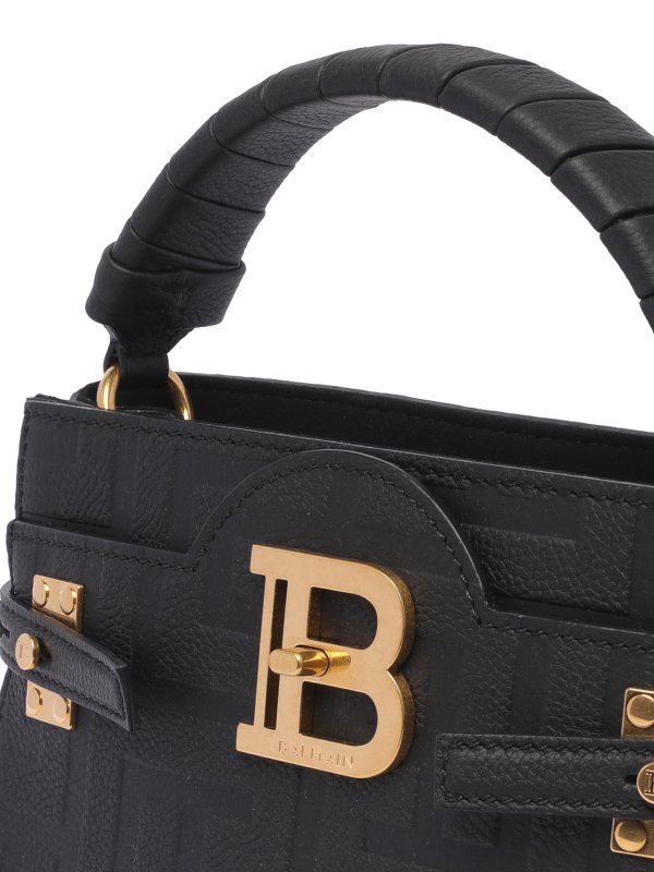 B-buzz 22 monogram handbag shop online: Balmain