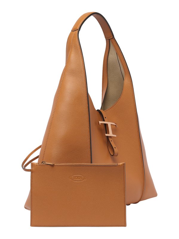 T Timeless Hobo Bag in Leather Large