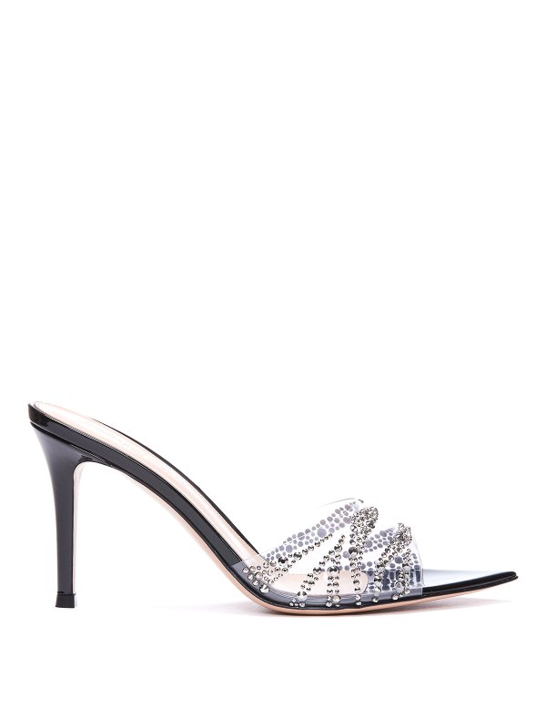 Gianvito Rossi: Mules - Mules - Silber