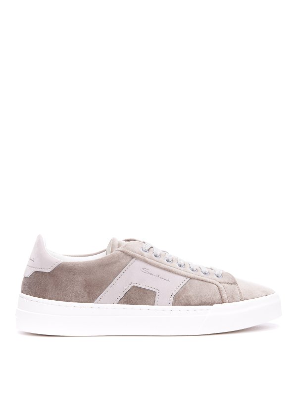 SANTONI: trainers - Double buckle sneakers