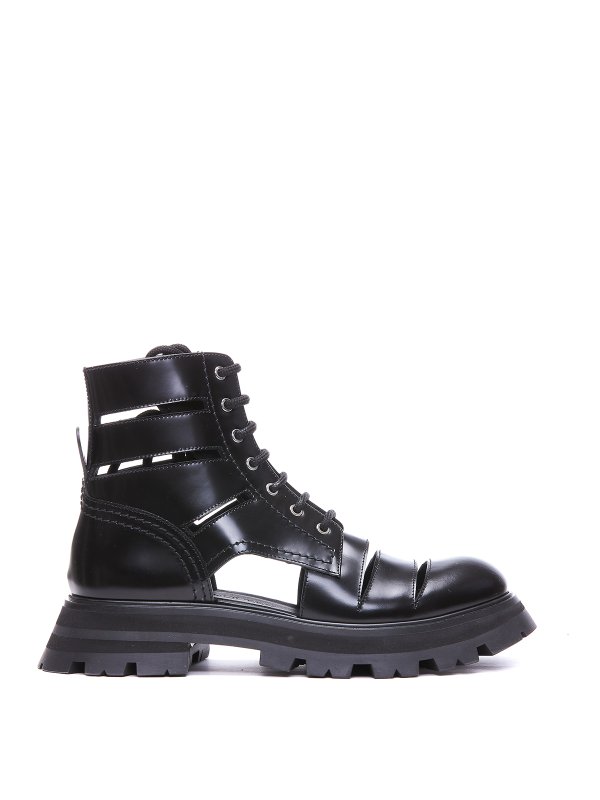 ALEXANDER MCQUEEN: Stiefel - Stiefel - Schwarz