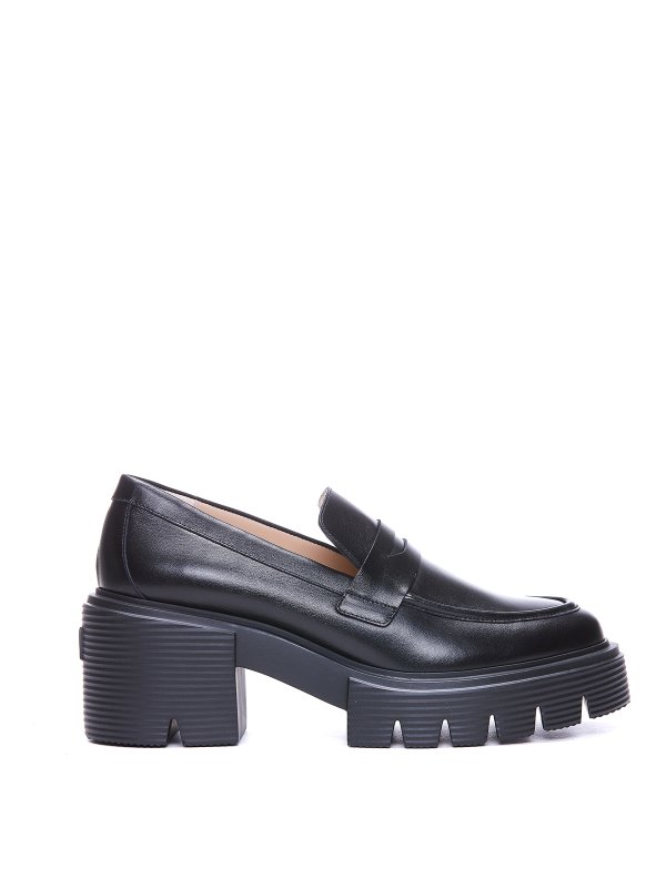 Stuart Weitzman: Mokassins und Slippers - Mokassins - Schwarz