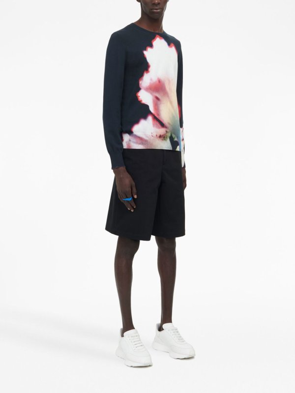 The Best Shops ALEXANDER MCQUEEN: Suéteres con cuello pico - Suéter Cuello Redondo - Multicolor