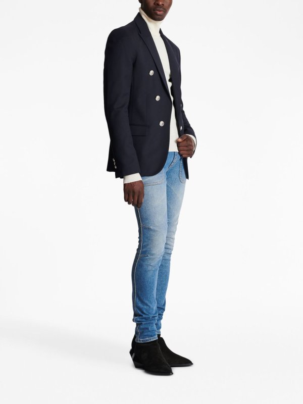 Balmain: Blazer online - Blazer - Azul