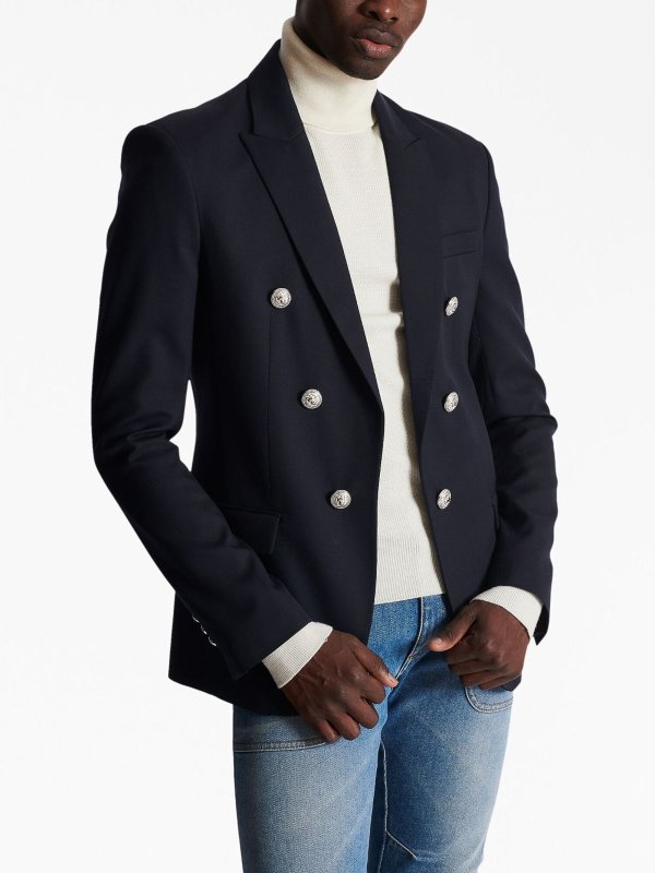 Blazer - Azul shop online: Balmain