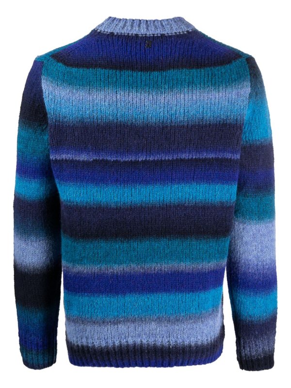 DONDUP: Strickpullover mit Rundhalsausschnitt online - Rundhalspullover - Blau