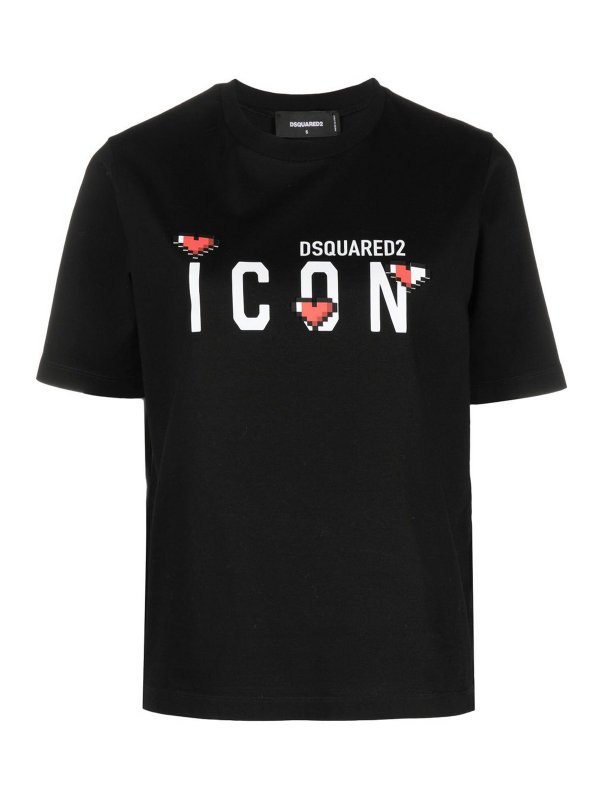 DSQUARED2: Camisetas - Camiseta - Negro