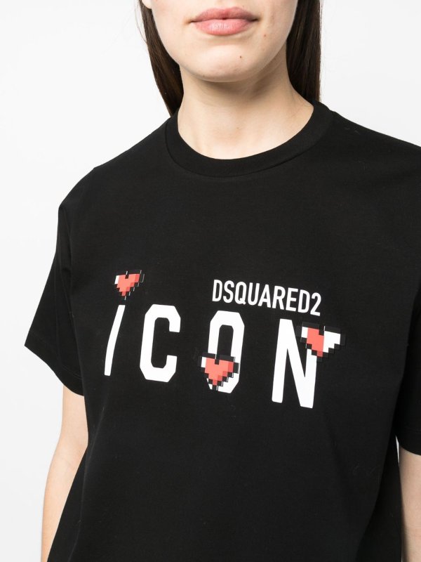 DSQUARED2: Camisetas online - Camiseta - Negro