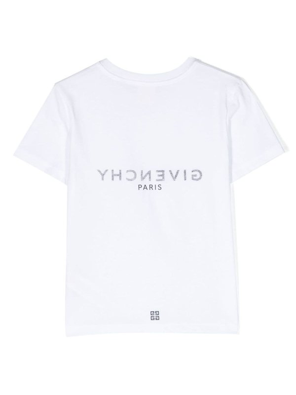 GIVENCHY: Camisetas online - Suéter Cuello Redondo - Blanco