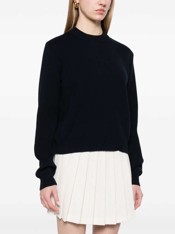 GOLDEN GOOSE: クルーネック online - クルーネック - ブルー