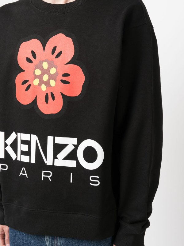 Pull Col Rond - Noir shop online: KENZO