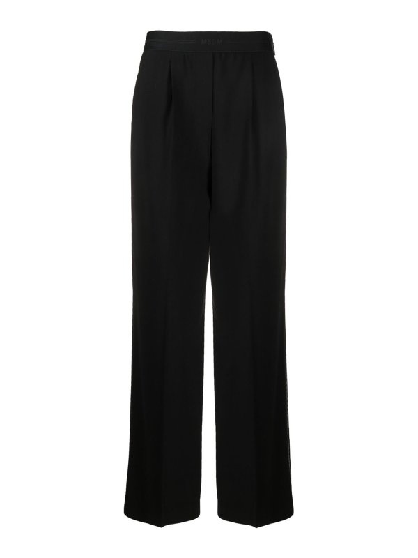 m.s.g.m.: カジュアルトラウザー - カジュアルパンツ - 黒