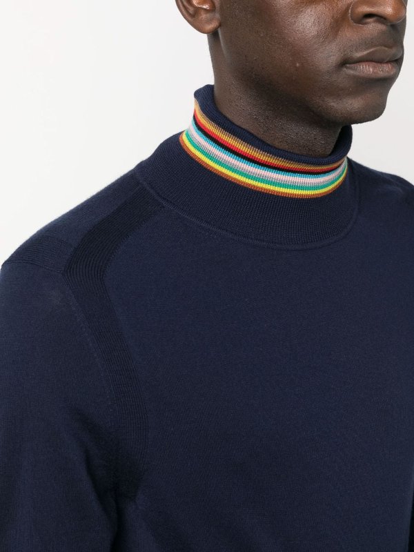 The Best Shops PAUL SMITH: Pull col rond - Pull Col Rond - Bleu