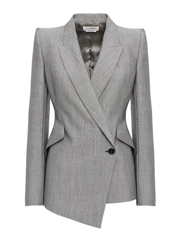 ALEXANDER MCQUEEN: ブレザー - ブレザー - クリーム