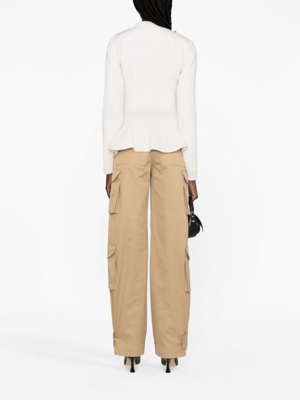 ALEXANDER MCQUEEN: Pull col rond online - Pull Col Rond - Blanc