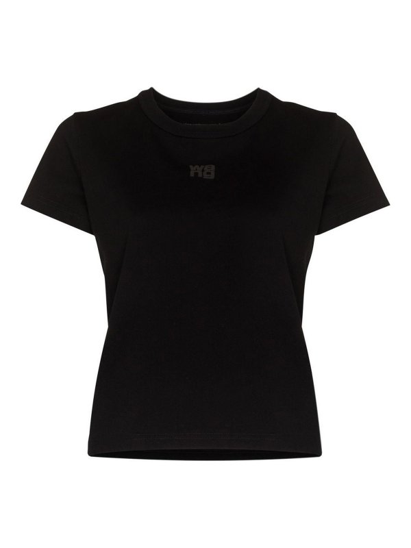 ALEXANDER WANG: Tシャツ - Tシャツ - 黒
