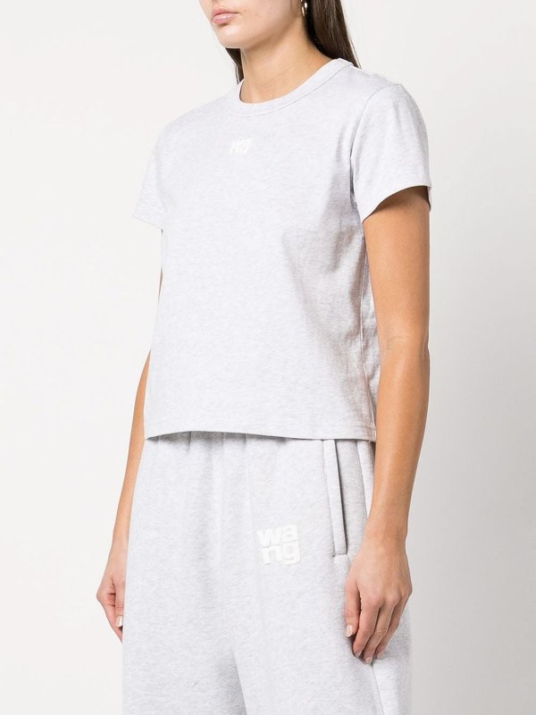 ALEXANDER WANG: Camisetas online - Camiseta - Gris