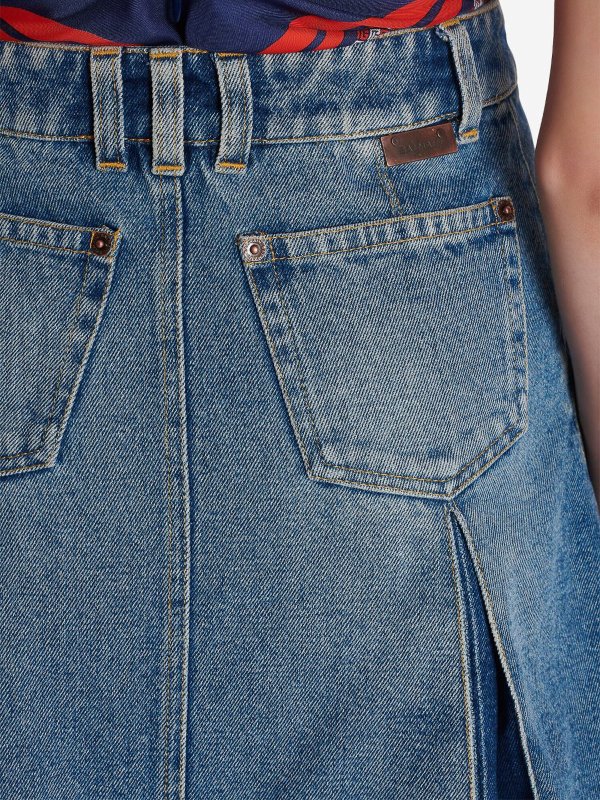 Balmain buy online Jupe Midi - Bleu