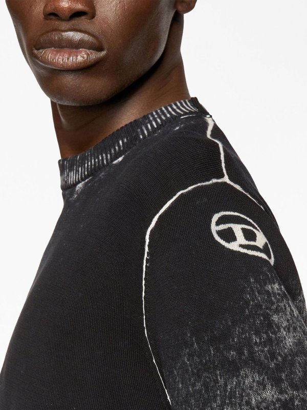 The Best Shops DIESEL: maglia collo rotondo - Maglia con effetto invertito