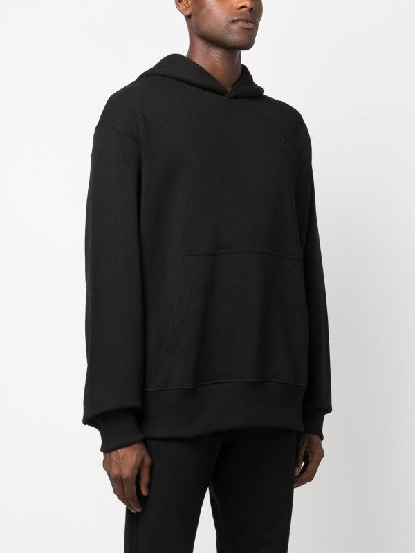 Felpa con cappuccio ricamata con logo S-macs shop online: DIESEL