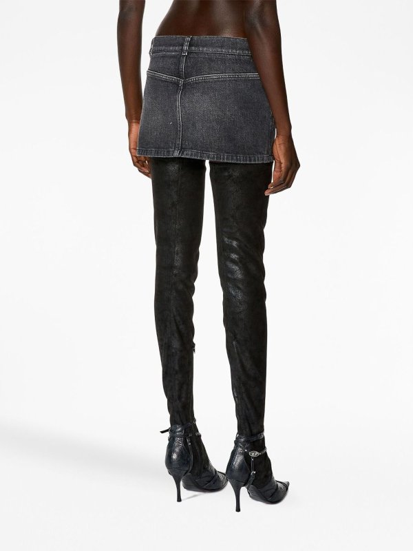 The Best Shops DIESEL: Jupes midi et au genou - Jupe Midi - Noir