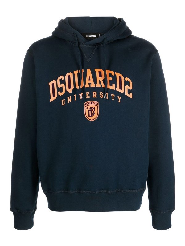DSQUARED2: Sweatshirts und Pullover - Sweatshirt - Blau