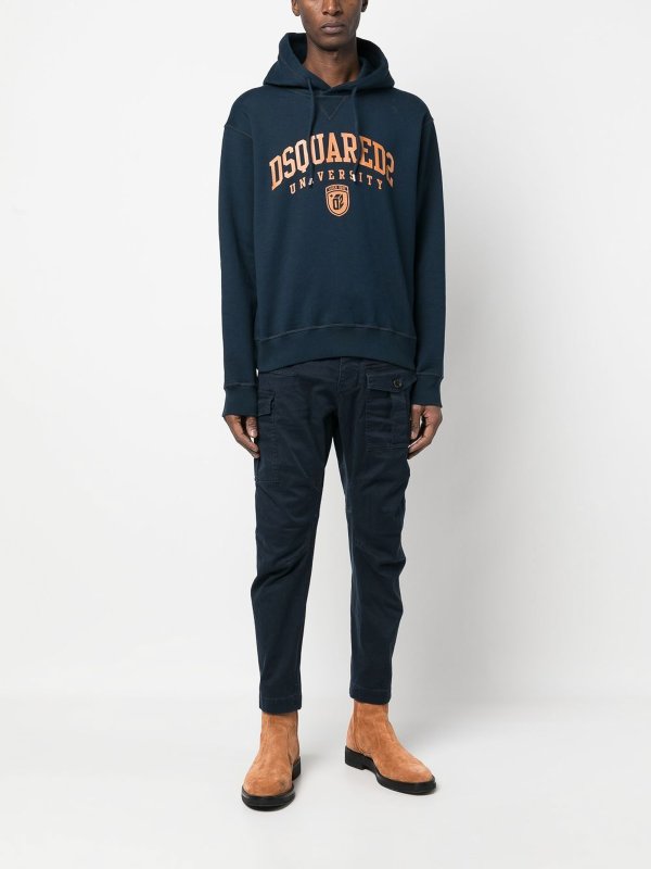 DSQUARED2: Sweatshirts und Pullover online - Sweatshirt - Blau