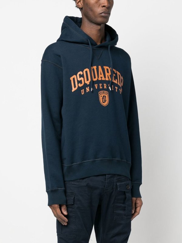 The Best Shops DSQUARED2: Sweatshirts und Pullover - Sweatshirt - Blau