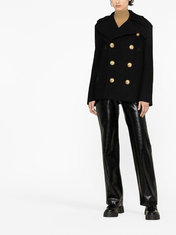 DSQUARED2: knee length coats online - Double-breasted jacket