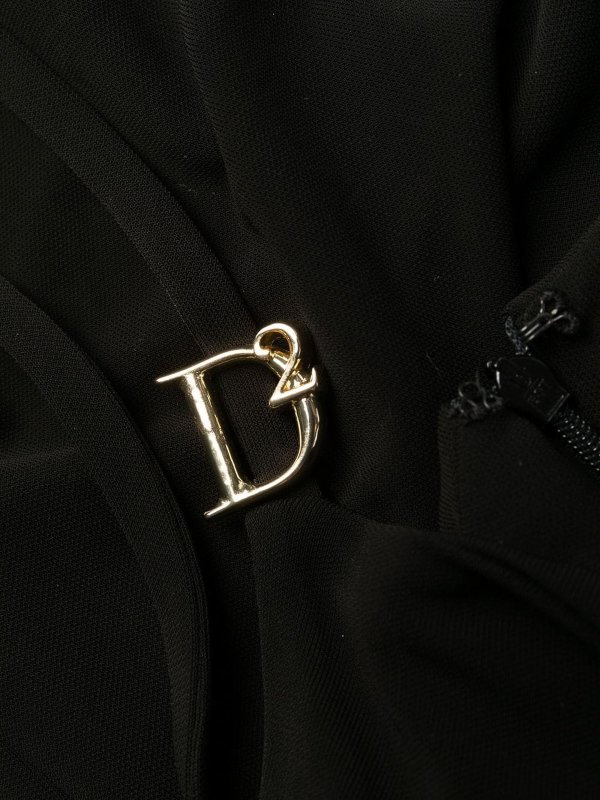 short dresses shop online Cowl-neck minidress