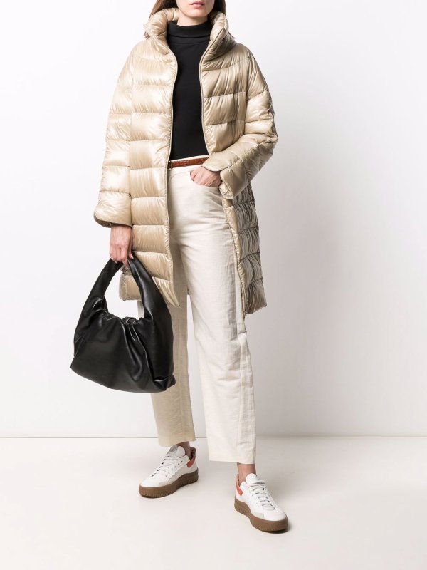 Down-feather coat shop online: HERNO