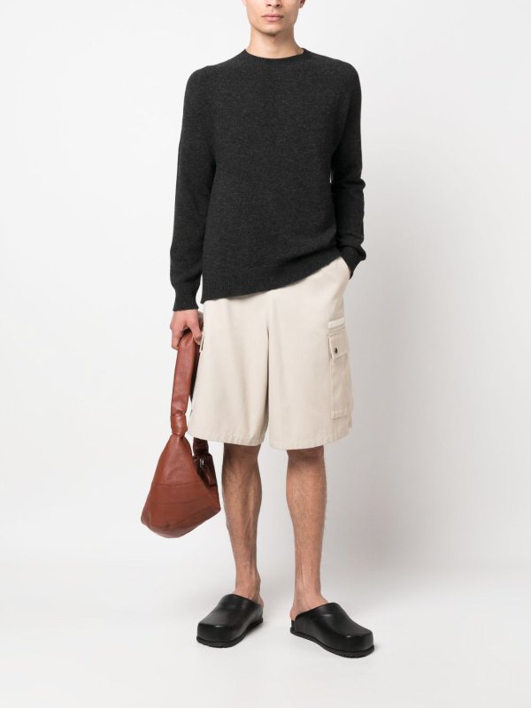 JIL SANDER buy online Rundhalspullover - Grau