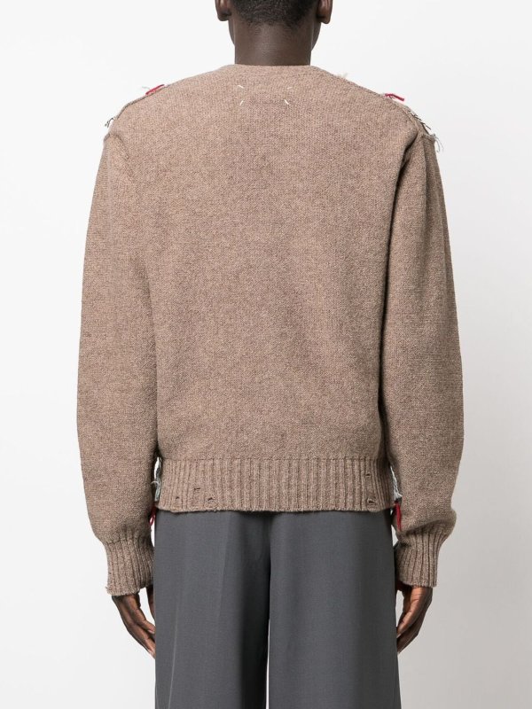 Maison Margiela: Cardigans online - Cardigan - Braun