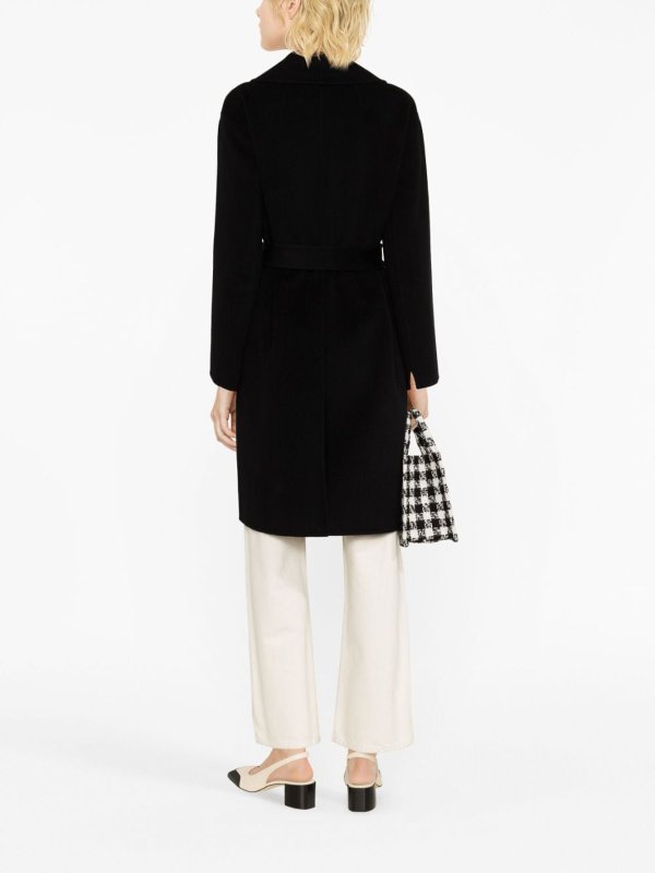 Single-breasted wool coat shop online: Pinko