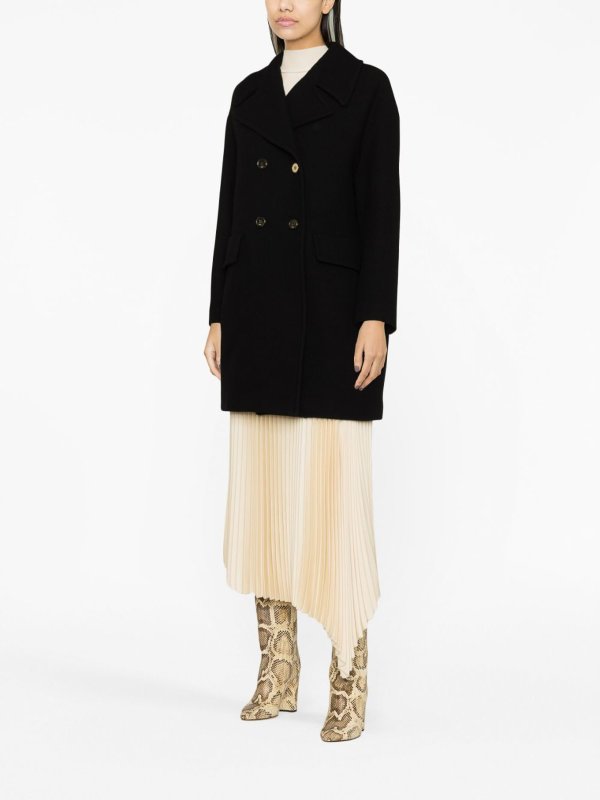 The Best Shops Pinko: knee length coats - wool coa
