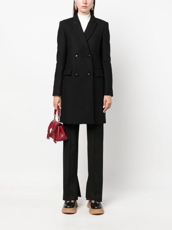 膝丈コート - 黒 shop online: TWINSET