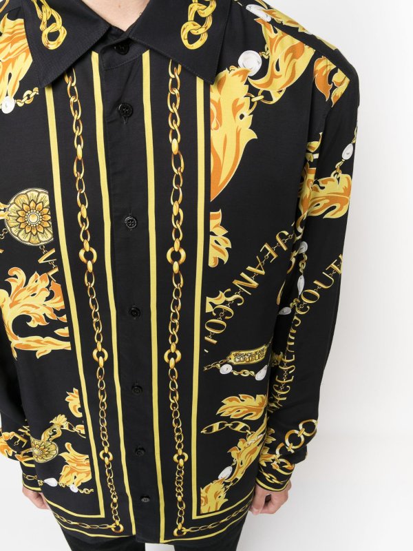 Versace Jeans Couture: シャツ online - シャツ - 黒