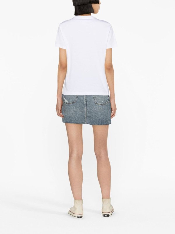 The Best Shops Versace Jeans Couture: T-shirts - T-Shirt - Weiß